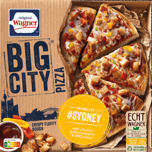 Foto van Wagner Big city pizza sydney op witte achtergrond