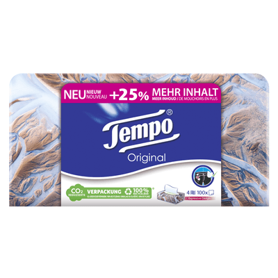 Tempo Box original - 100 Stuks