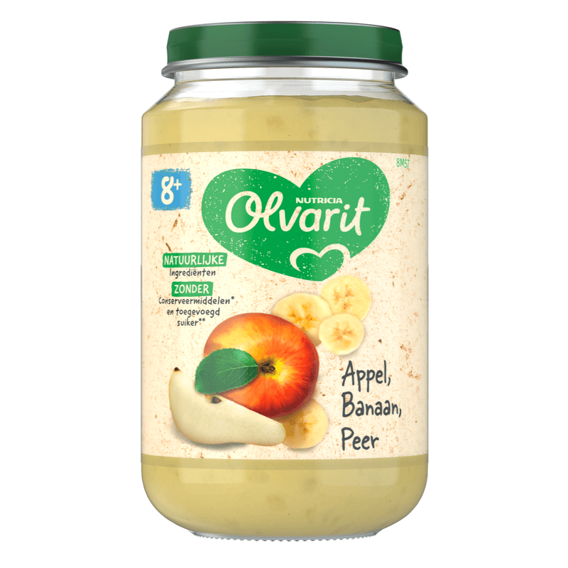 Olvarit Appel banaan peer 8m+