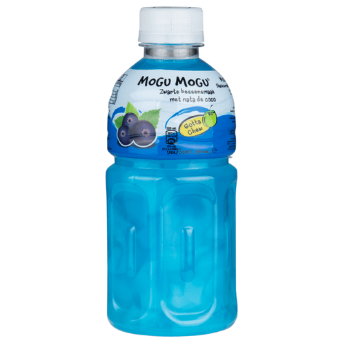 Foto van Mogu Mogu Blackcurrant op witte achtergrond