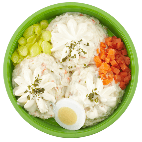 Foto van Johma Huzaren salade schotel op witte achtergrond