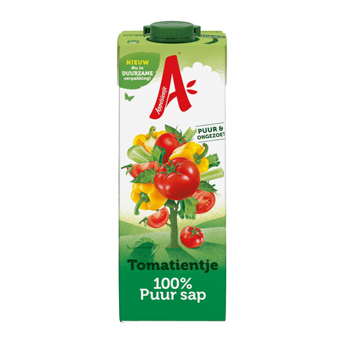 Foto van Appelsientje Tomatientje op witte achtergrond