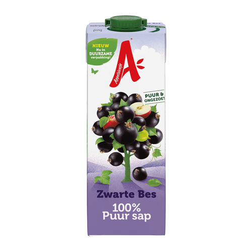 Foto van Appelsientje Zwarte bes op witte achtergrond