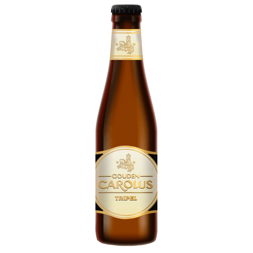 Foto van Gouden Carolus Tripel op witte achtergrond