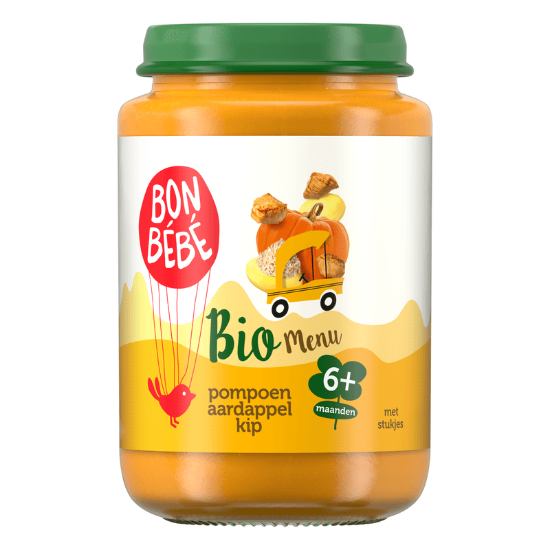 Bonbébé Biomenu m0612 pompoen aardappel kip 6+ maanden