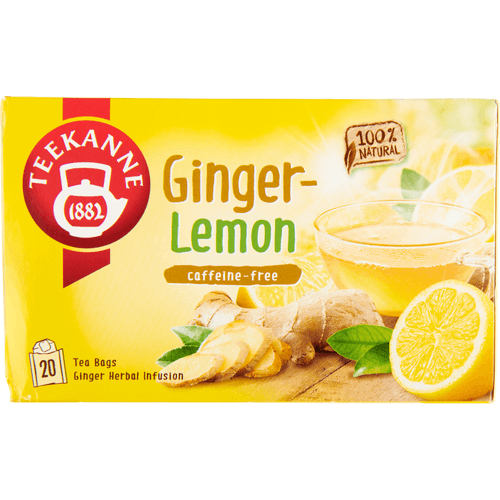 Foto van Teekanne Ginger lemon kop 20 zk. op witte achtergrond