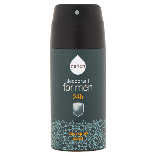 Foto van Derlon Deodorant spray men op witte achtergrond