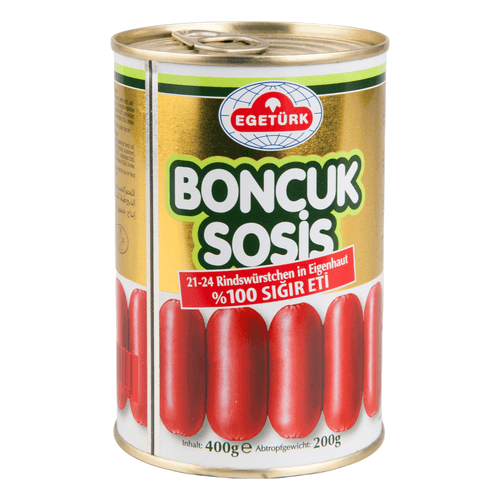 Foto van Egetur Boncuk sosis cocktailworsten op witte achtergrond