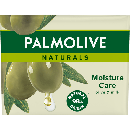Foto van Palmolive Zeepblok naturals olijf 4 stuks op witte achtergrond