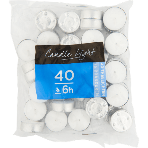 Foto van Sfeerlichten 6 branduren op witte achtergrond