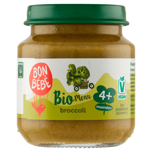 Foto van Bonbébé Biomenu m0411 broccoli op witte achtergrond