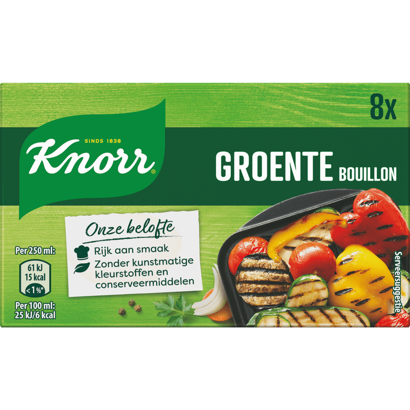 Knorr Bouillontabletten Groente 80 g