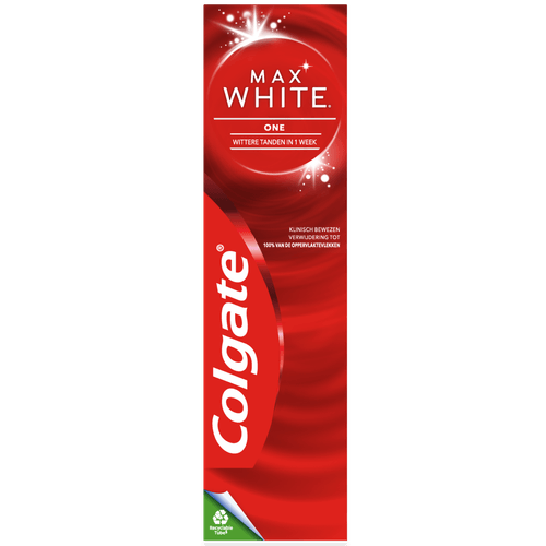 Foto van Colgate Tandpasta max white one op witte achtergrond