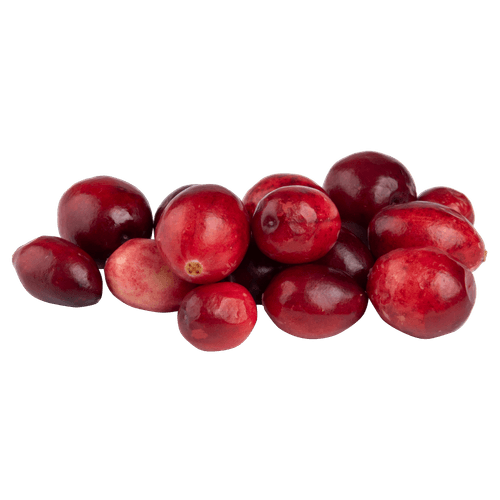 Foto van Eat Me Cranberries op witte achtergrond