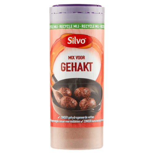 Foto van Silvo Gehaktbus op witte achtergrond