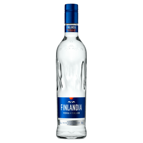 Foto van Finlandia Vodka op witte achtergrond