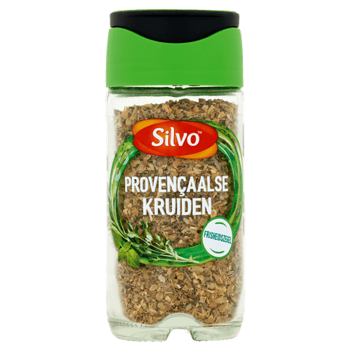 Foto van Silvo Provencaalse kruiden op witte achtergrond