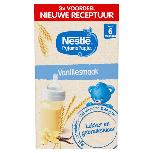 Foto van Nestlé Pyjamapapje vanille 6+maanden op witte achtergrond