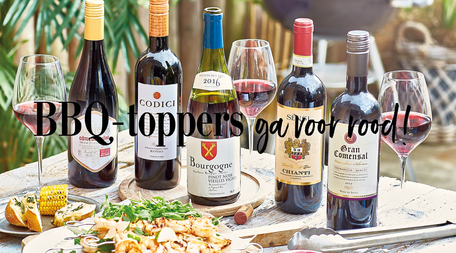 BBQ toppers ga voor rood