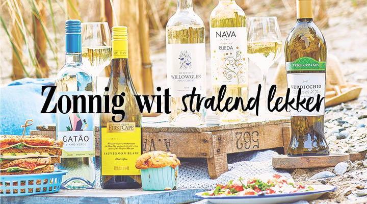 Zonnig wit stralend lekekr