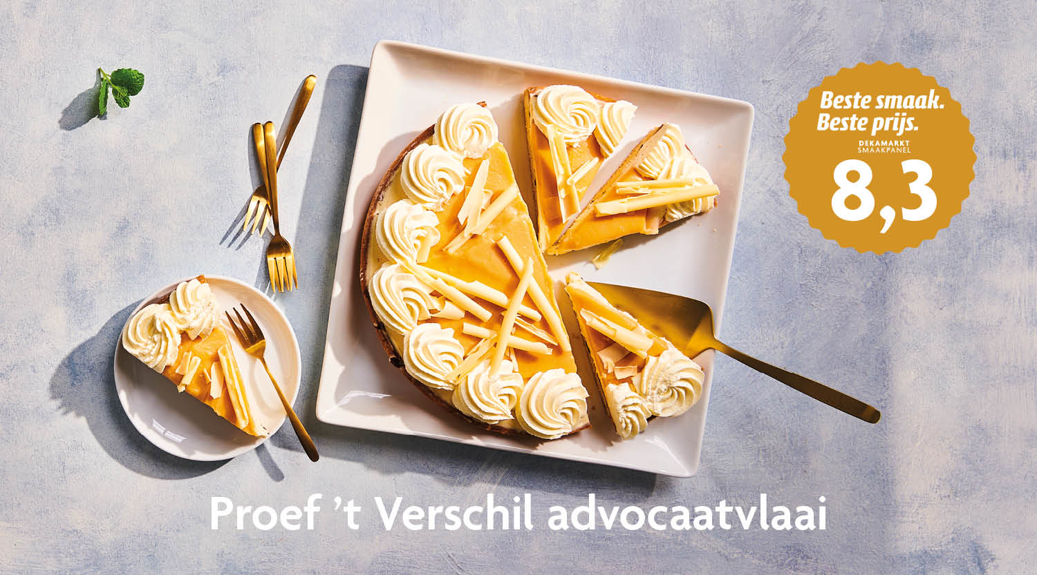 Smaakpanel advocaatvlaai