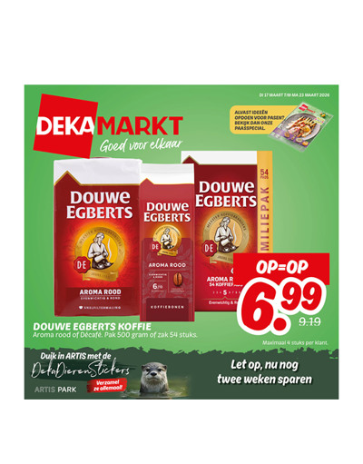 Folder volgende week