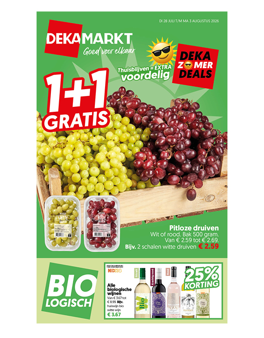 Folder volgende week