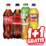 Coca-cola, Fanta, Sprite of Fuze Tea