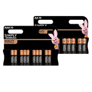 Duracell Simply Alkaline Batterijen