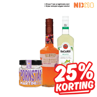 De Kuyper, Bacardi of Jartails Cocktails