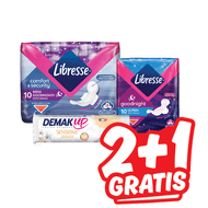 Libresse Maandverband of Inlegkruisjes of Demak'up Sensitive