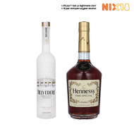 Hennessy Cognac Vs of Belvedere Vodka