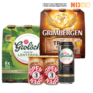 Grolsch, Grimbergen of Jopen Speciaalbier