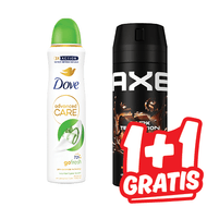 Axe of Dove Deodorant of Douchegel