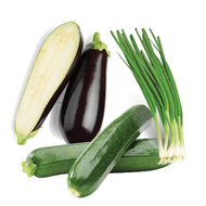 Aubergine, Courgette of Bosui