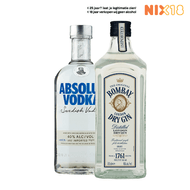 Absolut Vodka of Bombay Gin