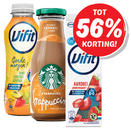 Vifit, Chocomel, Milka of Frappuccino