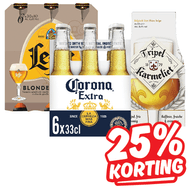 Leffe, Hertog Jan, Corona of Tripel Karmeliet Speciaalbier