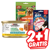 Gourmet, Bonzo, Felix of Dentalife