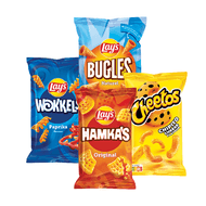 Cheetos, Bugles, Mama Mia's of Wokkels