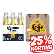 Leffe, Hertog Jan, Corona of Tripel Karmeliet Speciaalbier