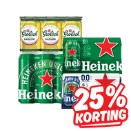 Heineken of Grolsch Pilsener, Radler of 0.0%