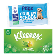 Kleenex of Page Vochtig Toiletpapier