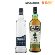 Eristoff Vodka of William Lawson's Whisky