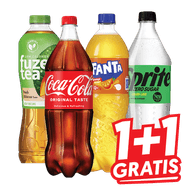 Coca-cola, Fanta, Sprite of Fuze Tea