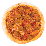 Deka's Keuken Bitterbal Pizza