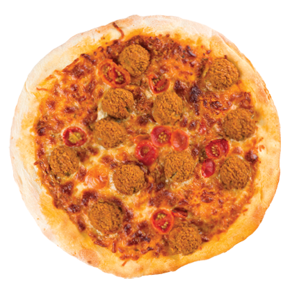 Deka's Keuken Bitterbal Pizza