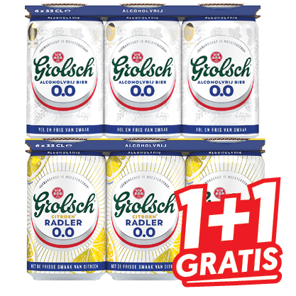 Heineken of Grolsch 0.0%