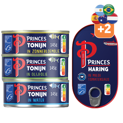 Princes Tonijnstukken of Haring