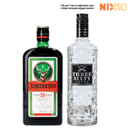 Jagermeister of Three Sixty Vodka